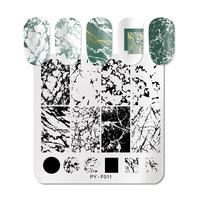 Ensemble de pochoirs de manucure en acier à motif de fleur, vernis à ongles, bricolage, impression d'image, modèle de transfert, Nail Art, plaques d'estampage