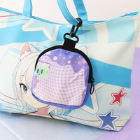 Nouveau dessin animé décontracté impression personnalisée Portable porte-clés pochette bracelet porte-monnaie portefeuilles pour filles Kawaii