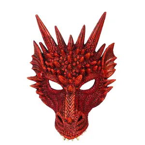 Wholesale Hot Selling Halloween Children's Party Decoration Costume Dragon Wings Tail Mask Set Cosplay
