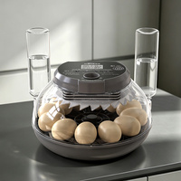 WONEGG Incubateur entièrement automatique à remplissage d'eau, contrôleur de température et d'humidité pour l'éclosion de 12 œufs, nouvelle version