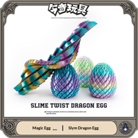 Œuf de dragon en slime transformable, imprimé en 3D, personnalisé, nouveauté transfrontalière, jouet Gashapon à pousser et à tirer, ornement ludique