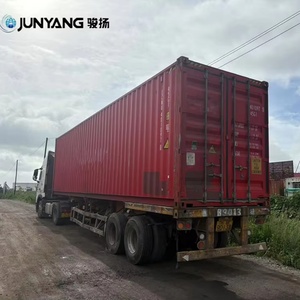 ตู้คอนเทนเนอร์ขนส่งสินค้าแห้งเหล็กคอร์เทนขนาด 40 ฟุต 40HQ มือสอง ความจุ 76 ลูกบาศก์เมตร พร้อมสำหรับการขนส่งและการจัดเก็บ - Product Image 1