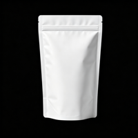Sachets alimentaires personnalisés imprimés en plastique recyclable, sachets souples en aluminium mat avec fermeture éclair pour emballage alimentaire