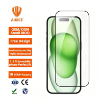 Protection d'écran en verre trempé ultra-fin anti-statique à colle intégrale de qualité supérieure (Grade AAA) pour iPhone 18 17 16 15 Pro Max – Meilleures ventes