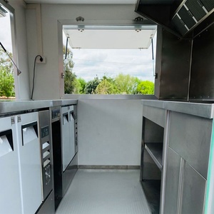 <span class=keywords><strong>Remolque</strong></span> de Comida de Aluminio y Fibra de Vidrio de 4m/13.12 pies con Doble Eje para Tacos, Helados y Dulces, Precio de Fábrica - Product Image 6