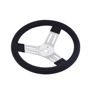 Voiture de course automobile universelle 3 boulons <span class=keywords><strong>13</strong></span> "volant en aluminium à 3 trous avec rayons polis Style de course - Product Image 1