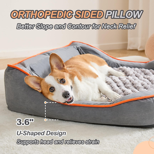 سرير حيوانات أليفة قابل للغسل مقاوم للماء مخصص ، سرير إسفنجي ميموري ، سرير كلب فائق النعومة ، سرير كلب قابل للغسل - Product Image 4