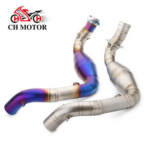 Tubo de Escape para Motocicleta, Tubo de Conexión de Acero Inoxidable para Sistemas de Escape Completos, para <span class=keywords><strong>BMW</strong></span> G310 <span class=keywords><strong>G310R</strong></span> - Product Image 1