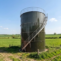 Système de valorisation du biogaz à membrane contrôlé par PLC intelligent JCWY, capacité personnalisée, pompe à moteur, réservoir sous pression, automatique