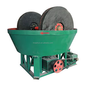Molino de Bandeja Húmeda de Dos Ruedas de Buena Calidad 1200, Molino de Bandeja Húmeda para Oro con Buen Precio de Proveedor Chino - Product Image 1