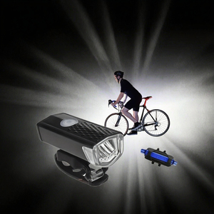 Juego de Luces LED Recargables por USB para Bicicleta, Lámpara Delantera y Trasera Impermeable para Manillar, Luz Trasera para Ciclismo Nocturno - Product Image 3
