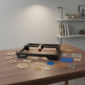 <span class=keywords><strong>ORTUR</strong></span> OLM3-LE Máquina de Grabado Láser de Alta Velocidad para Posavasos, Máquina de Grabado y Corte Portátil de 400*400 mm, Máquina Láser de 10w - Product Image 1