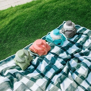 Bouteilles d'eau pliables en silicone OEM/ODM pour festivals, activités de plein air, enfants, sans BPA - Product Image 6