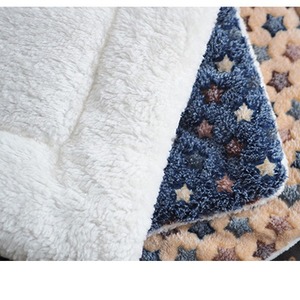 <strong>Dog</strong> <strong>Bed</strong> Thickened Mat Pet Cat Soft Fleece Pad <strong>Blanket</strong> Mat Cushion Home Washable Rug Keep Warm Pet Supplies - Product Image 5