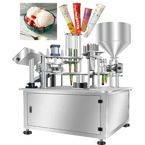 Automatic Calippo Ice Lolly Making Packing Machine Calippo Ice Cream Pop Paper Tube Filling And Sealing Machine