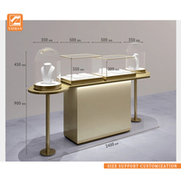 Meuble de vitrine de luxe pour bijouterie, avec éclairage LED, pour magasins de bijoux