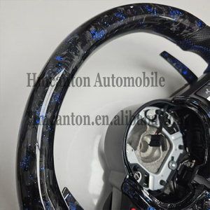 <b>Hot</b> Sale Forged Carbon Fiber Perforated Leather Steering Wheel for BMW 5 Series F30 F10 F32 F90 F80 F82 F87 Car Steering Wheel - Product Image 2