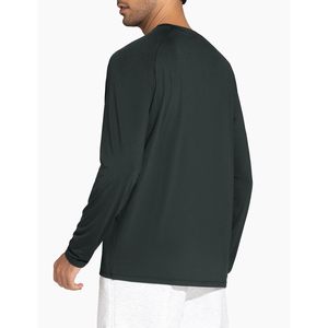เสื้อออกกำลังกายแขนยาวคอกลมสำหรับผู้ชาย FOXA น้ำหนักเบา แห้งเร็ว ทรงหลวม - Product Image 3