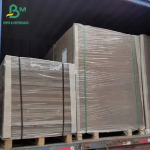 Tablero de viruta laminado de alta rigidez de 1mm y 2mm Cartón de embalaje gris de ambos lados