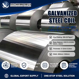 Bobina de Acero Galvanizado por Inmersión en Caliente SGCC S550GD Z100 G/m² 0.40mm con Borde Cortado y Superficie Lisa - Product Image 1