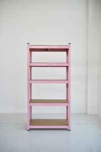 Màu Hồng boltless rãnh kim loại <span class=keywords><strong>Rack</strong></span> với 5 tầng có thể điều chỉnh Kệ bảo vệ chống ăn mòn cho nhà hoặc nhà để xe lưu trữ - Product Image 3