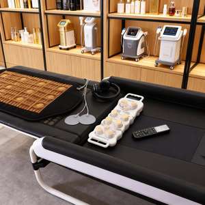 Tempat Tidur Pijat Thermal Cama De Masaje dengan Harga Kompetitif, Dilengkapi Roller Jade dan Kontrol Cerdas untuk Fisioterapi di Rumah - Product Image 5