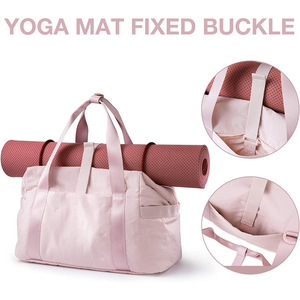 Custom Small Travel Duffel Bag Sports Tote Gym Bag Shoulder Weekender Overnight Bag Lightweight Carryon <strong>Gymbag</strong> for <strong>Women</strong> - Product Image 2