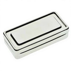 Caja de Instrumentos Manuales de Acero Inoxidable Alemán, Almacenamiento Seguro y Duradero, Organizador de Herramientas con Certificación CE, para Uso Médico, Quirúrgico y Profesional - Product Image 1