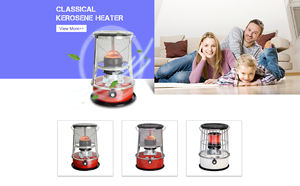 תנור חימום נייד 9000 BTU קמפינג פנימי חיצוני יפני סִגְנוֹן תנור נפט תאורת זכוכית תרמוסטט מתכוונן - Product Image 6