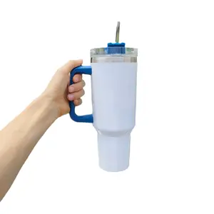 New Hot 2023 40oz Tumbler thăng hoa trống cup thép không gỉ với xử lý