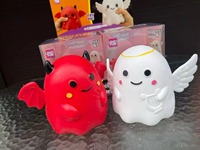Jouet Squishies Géant Fantôme à Presser, Jouets Fidget Nouveauté Géants à Remontée Lente, Jouets Squishy Cadeau, Jouets Anti-Stress, Jouets Doux en TPR, OEM
