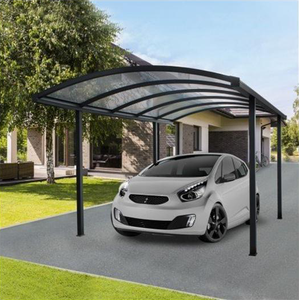 Abri de voiture/garages <span class=keywords><strong>en</strong></span> alliage d'aluminium avec structure <span class=keywords><strong>en</strong></span> arche cantilever, couverture <span class=keywords><strong>en</strong></span> polycarbonate imperméable et durable pour l'extérieur, pour 1/<span class=keywords><strong>2</strong></span> <span class=keywords><strong>voitures</strong></span> - Product Image 1