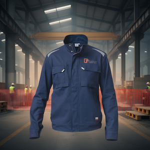 Chaqueta Regular Azul Talla L, Ropa de Trabajo, Ropa de Seguridad - Product Image 3