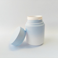 Conteneur vide personnalisé pour poudre de protéines, pot en plastique mat, capsule, bouteille en plastique mat avec couvercles et boîte 80 120ML