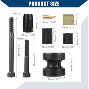 Ensemble d'outils pour extracteur d'injecteurs et poseur de joints en téflon pour moteurs diesel BMW, matériau métallique, compatible avec les modèles N14 N18 N54 N63 - Product Image 3