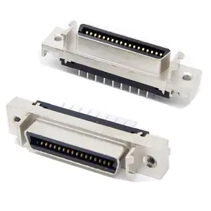 Chất lượng cao SCSI 36pin 0.05inch Nữ MDR 36pin nối SCSI 36pin ổ cắm Dip loại cho điện tử pcba