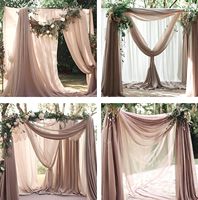 Tissu en mousseline de soie pure de couleur personnalisée pour mariages rideaux robes motif tissé à la main avec des fleurs élégantes