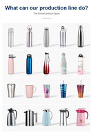 Isolation sous vide En Métal En Acier Inoxydable Thermos Bouilloire D'eau Flacon Bouteilles Ligne De Production