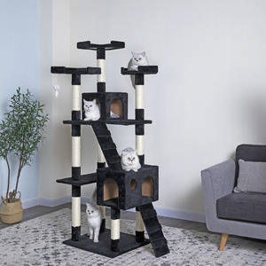 Imixl — grand appartement en bois <span class=keywords><strong>pour</strong></span> <span class=keywords><strong>chat</strong></span>, tour à gratter, conception moderne et bon marché, maison <span class=keywords><strong>pour</strong></span> animaux domestiques, <span class=keywords><strong>arbre</strong></span> à <span class=keywords><strong>chat</strong></span> - Product Image 5