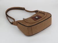 Sac à bandoulière en cuir PU pour femme, sac à bandoulière léger en nylon à deux sangles et multi-poches pour le quotidien, personnalisable