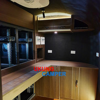 UKUNGCAMPER Remorque de camping mobile en acier inoxydable