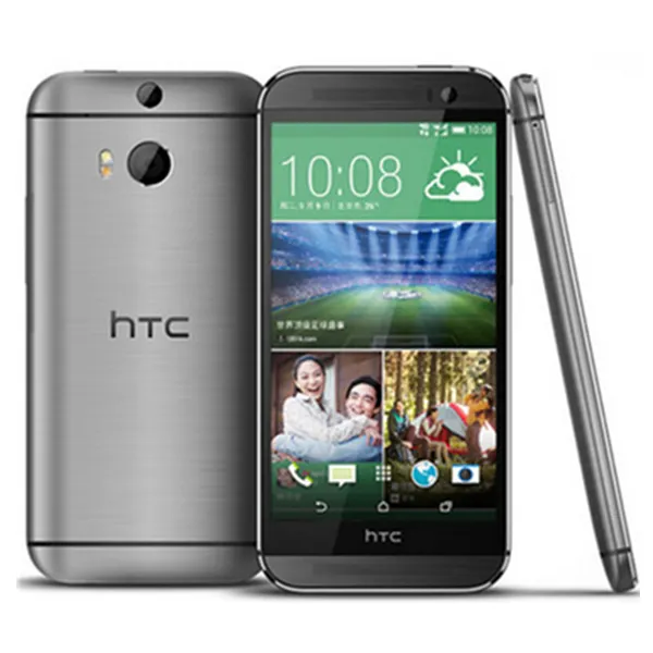 هواتف ذكية تعمل باللمس, M8 مقفلة لهاتف HTC One M8 5MP 2600mAh LTE 4G 32GB ROM 2GB RAM 2GB رباعي النواة 5.0 3 كاميرا تعمل باللمس هاتف ذكي أصلي