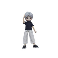 A Si 3.0 1 8 échelle BJD poupée soldat chemise à manches courtes vêtements intérieurs figurine série mignon