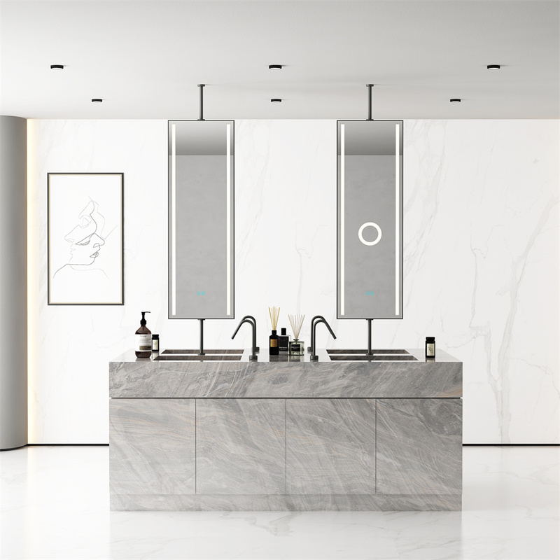 Modern Stainless Steel Framed 2 Face