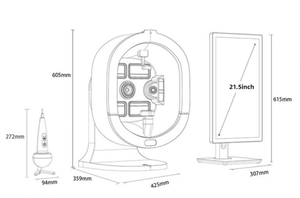 Ai เครื่องวิเคราะห์ผิวเครื่องวิเคราะห์ผิว3D เครื่องสแกนใบหน้าเครื่องวิเคราะห์ผิว - Product Image 6