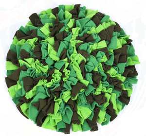 Alfombra Olfativa Redonda Compacta para Perros y Gatos, Alfombra Interactiva para Perros, Alfombra Olfativa Redonda Pequeña para Perros - Product Image 1