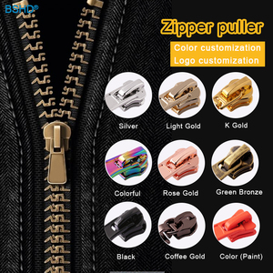 Tirettes et curseurs de fermeture éclair en métal personnalisés avec logo pour bagages haut de gamme – Tirettes de luxe pour sacs à main - Product Image 5
