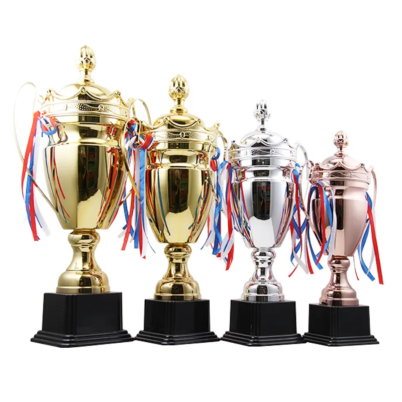 2023 Best sale soccer cup trophy top grade electroplating trophy cup sport