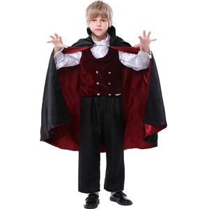 Costume da Vampiro per Bambini XJ - Costume da Principe <span class=keywords><strong>Dracula</strong></span> per Halloween - Costume da Conte dell'Alba per Spettacoli - Product Image 1