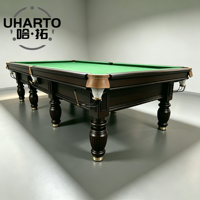 Table de billard russe pleine grandeur de 12 pieds avec surface en marbre pour les divertissements des clubs